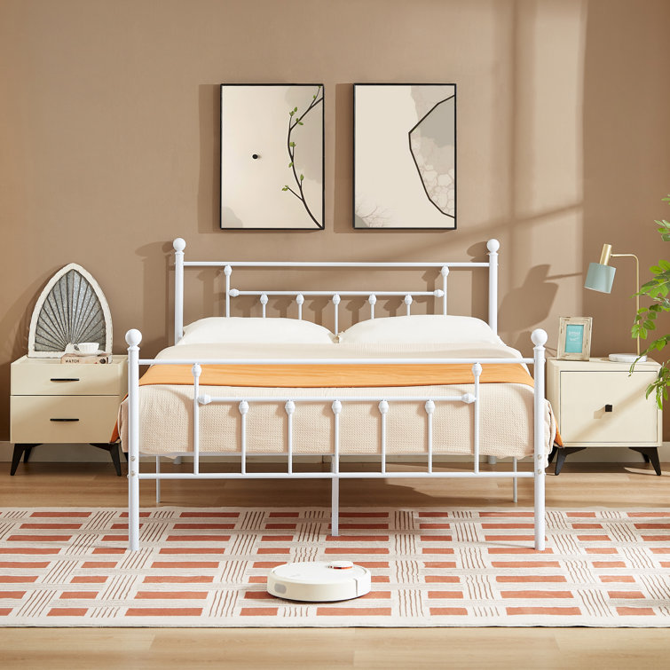 Headboard and footboard bed frame discount